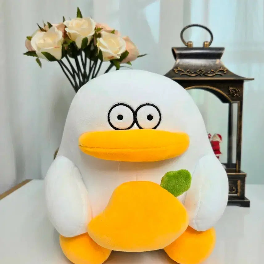 [BUNJANG] O-Dung-Yi New Mango Duck Plush / 오둥이 뉴 망고 오리 모찌 인형 새상품