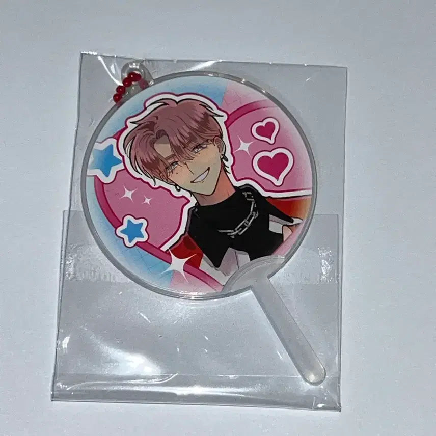 [BUNJANG] Tamontom Mini Uchiwa Keychain Collaboration Cafe Special Edition (Sealed) / 타몬군 지금 어느쪽 팝퍼블 콜라보카페 특전 미니 우치와키링 타몬 미개봉