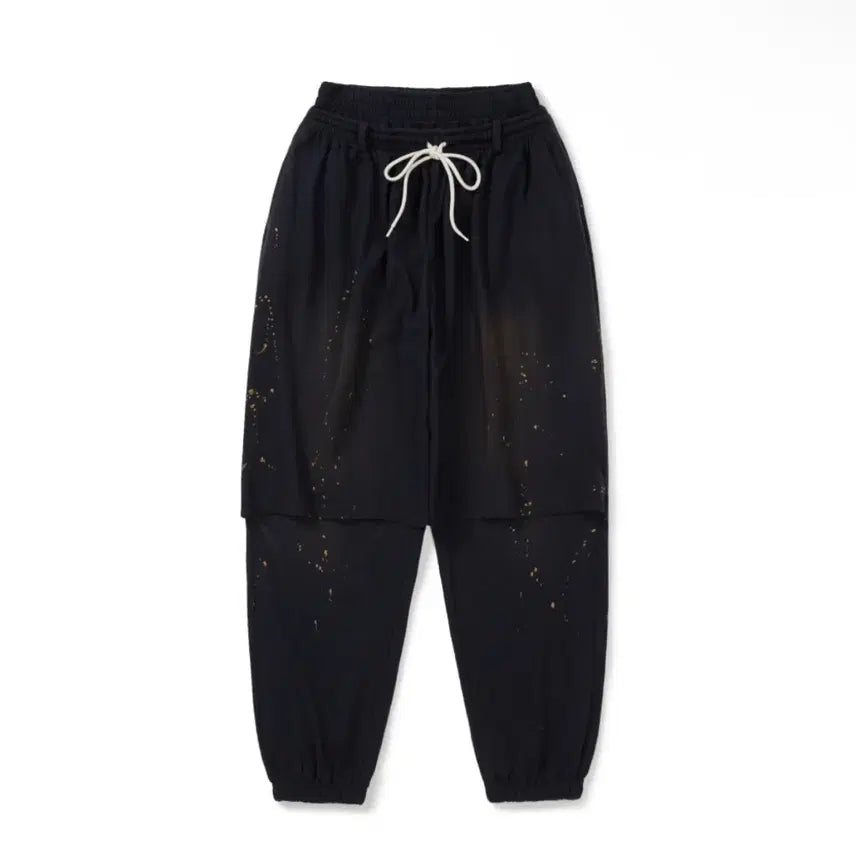 [BUNJANG] LCDC Layered Detail Jersey Pants (Navy) / LCDC 레이어드 디테일 저지 팬츠
