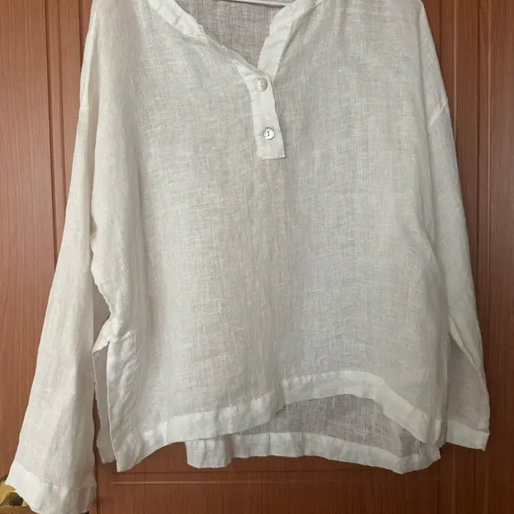 [BUNJANG] Zara Linen Shirt White / 자라 린넨 셔츠 화이트