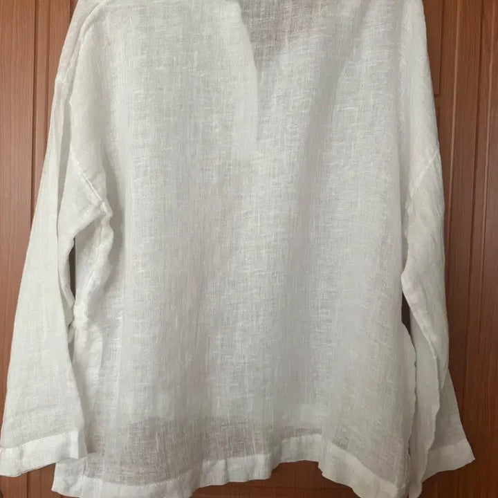 [BUNJANG] Zara Linen Shirt White / 자라 린넨 셔츠 화이트