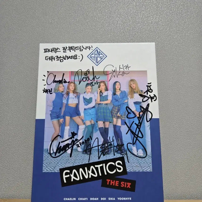 [BUNJANG] FANATICS The Six Album Signed / 파나틱스 The Six 앨범 친필 사인