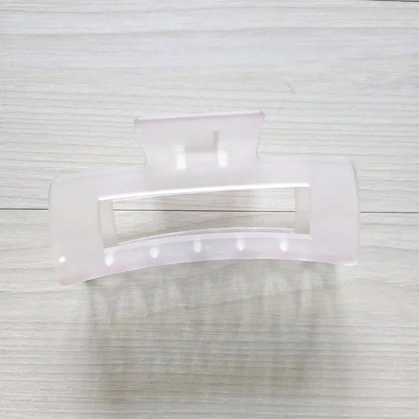 [BUNJANG] Rectangular Lavender Hair Clip Pin / (새상품) 직사각 연보라 집게핀 헤어핀