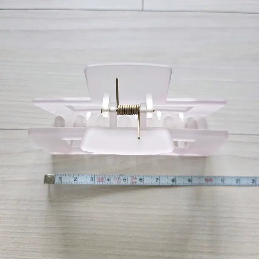 [BUNJANG] Rectangular Lavender Hair Clip Pin / (새상품) 직사각 연보라 집게핀 헤어핀