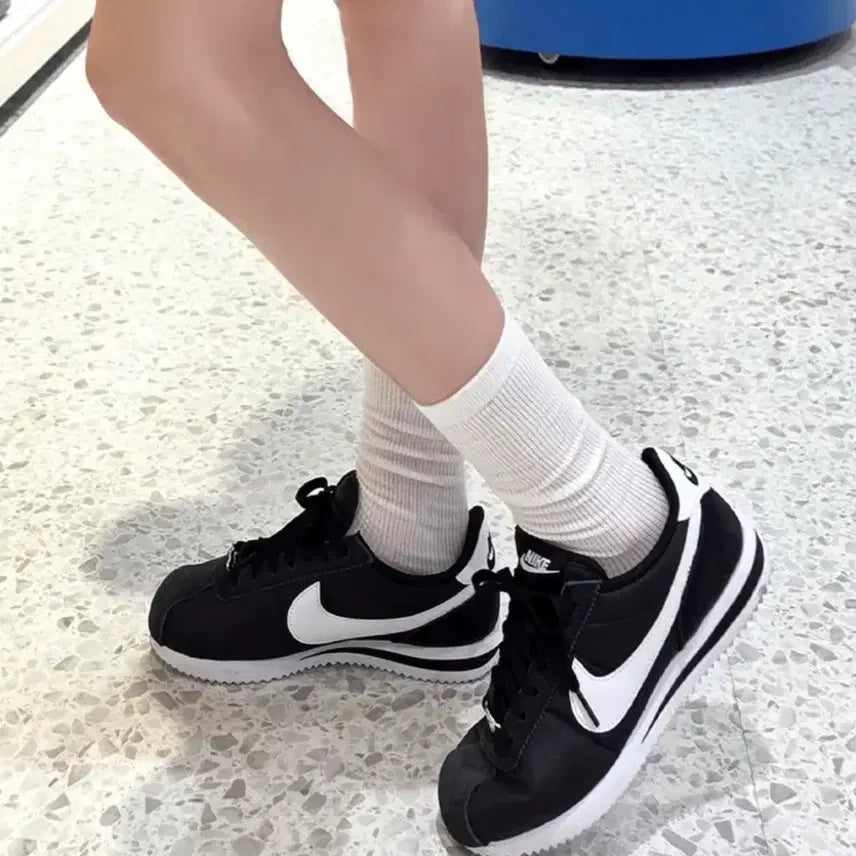 [BUNJANG] Sheer Ribbed Socks 2-Pair Bundle / 새상품 시스루 골지 양말 2개 일괄