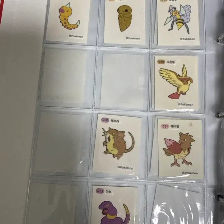 [BUNJANG] Pokemon Sticker Collection Case / 포켓몬 스티커