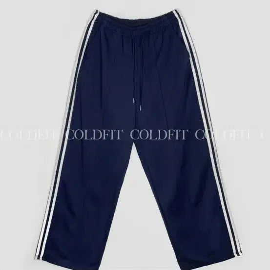 [BUNJANG] COLDFIT Jersey Track Pants (Navy, Free Size) / COLDFIT 저지 트랙팬츠