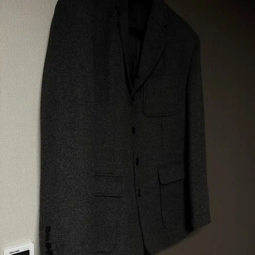 [BUNJANG] STU 4-Button Blazer Charcoal L / STU 4버튼 블레이저 L