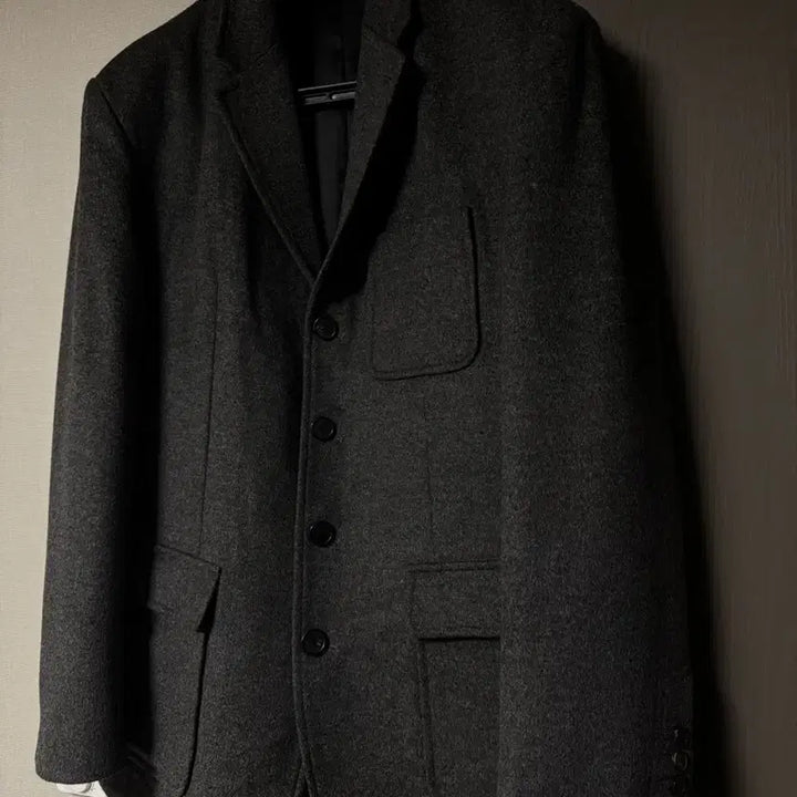 [BUNJANG] STU 4-Button Blazer Charcoal L / STU 4버튼 블레이저 L