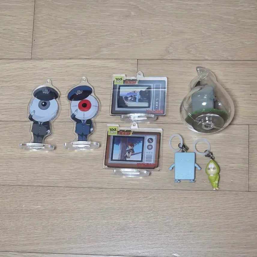 [BUNJANG] Gegege no Kitaro Numanuki Nuryeon Acrylic Stand &amp; Medjilushi Keychain / 게게게의 키타로 굿즈 눈알 아버지 누리카베 아크릴스탠드 메지루시 키홀더