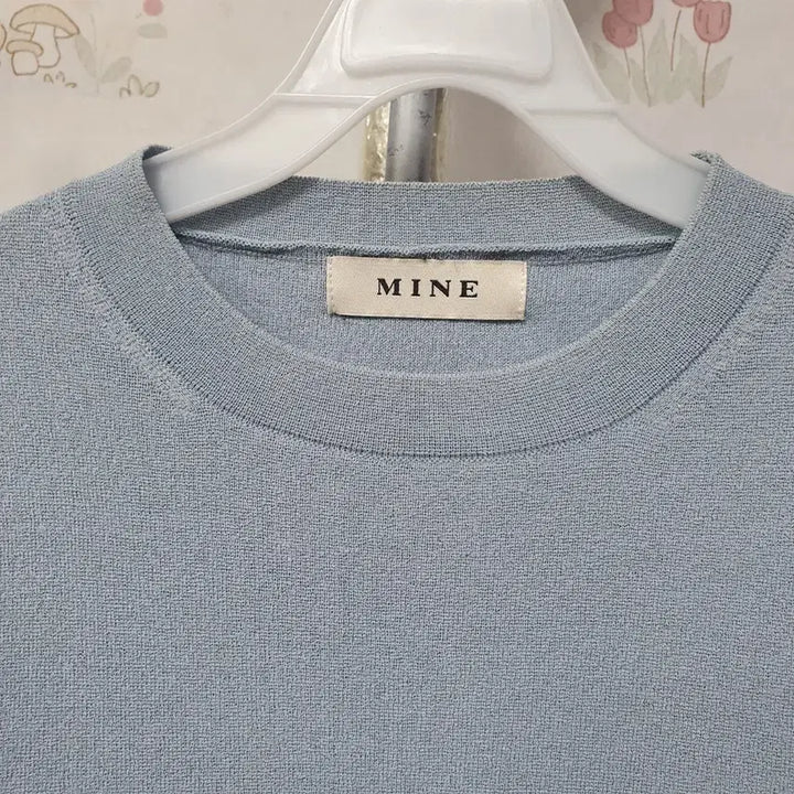 [BUNJANG] Mine Knit T-Shirt / 마인     니트   티셔츠
