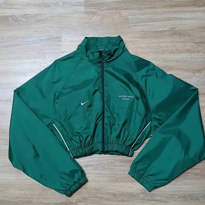 [BUNJANG] Nike Custom Vintage Cropped Windbreaker Jacket / nike 나이키 리폼 커스텀 빈티지 올드스쿨 크롭 바람막이 자켓