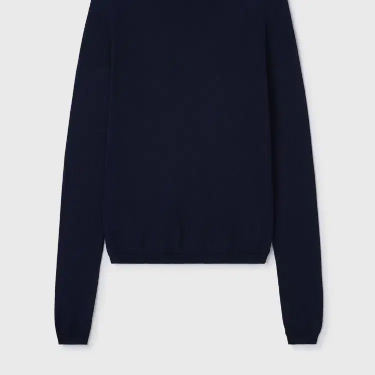[BUNJANG] LFM Bound Neck Knit Navy / Lfm 바운드넥 니트 네이비