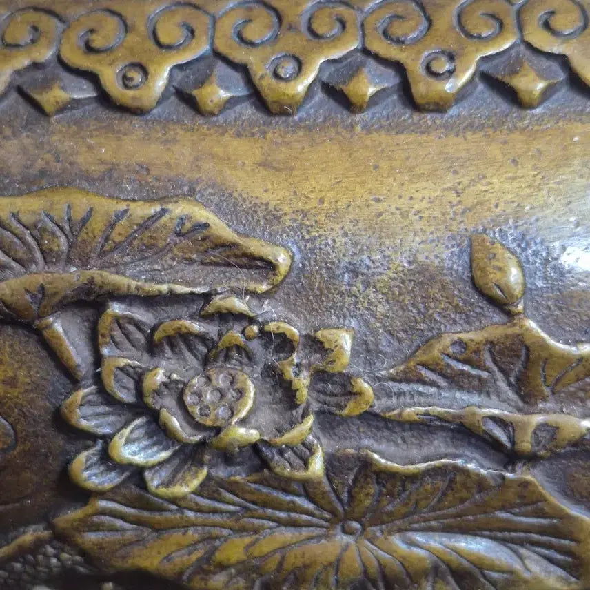 [BUNJANG] Bronze 3-Tier Incense Burner with Haetae / 동 브론즈 적동 해태 3단 향로