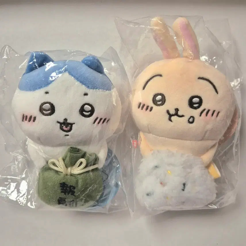 [BUNJANG] Chiikawa Hachware Onigiri Usagi Desktop Plush - Sealed / 치이카와 데스크탑 보수 하치와레 오니기리 우사기 미개봉 새상품