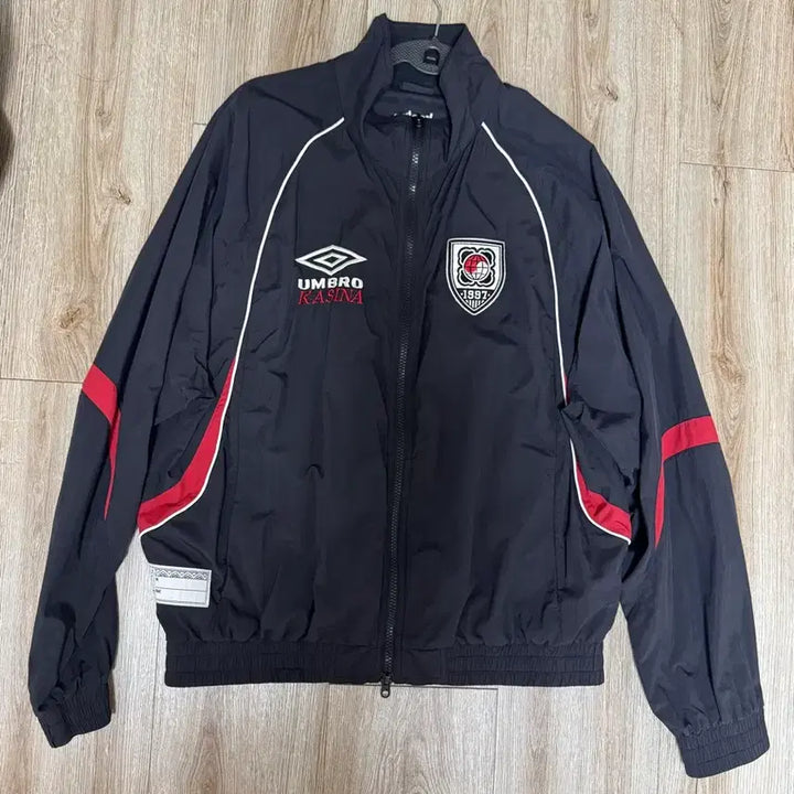 [BUNJANG] Umbro x Kappa 1997 Stand Neck Jacket Black / 엄브로 x 카시나 1997 스탠드 넥 자켓 블랙 [100]