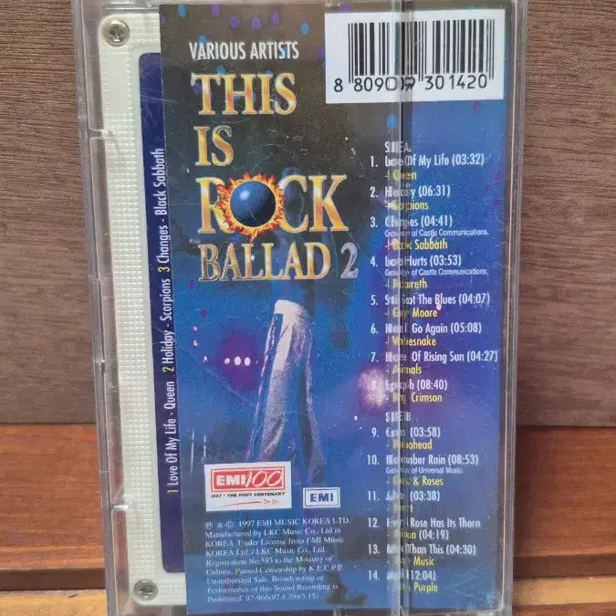 [BUNJANG] Rock Ballad 2 Cassette Tape / This is rock ballad 2  카세트테이프