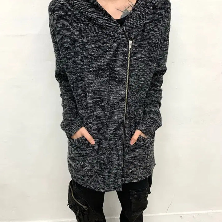 [BUNJANG] Jeanasis Asymmetrical Hood Jacket / Jeanasis assymetrical hood jacket 후드 자켓