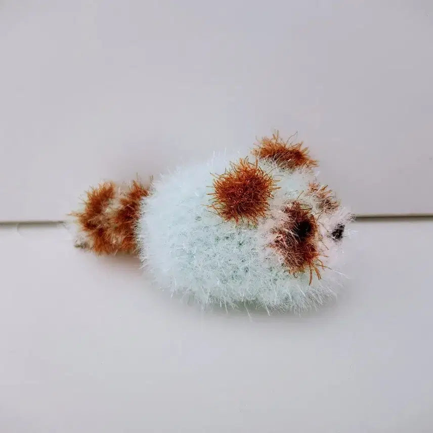 [BUNJANG] Mint Raccoon Sponge Keychain / 도쿄구울 요네바야시 사이코 캔뱃지