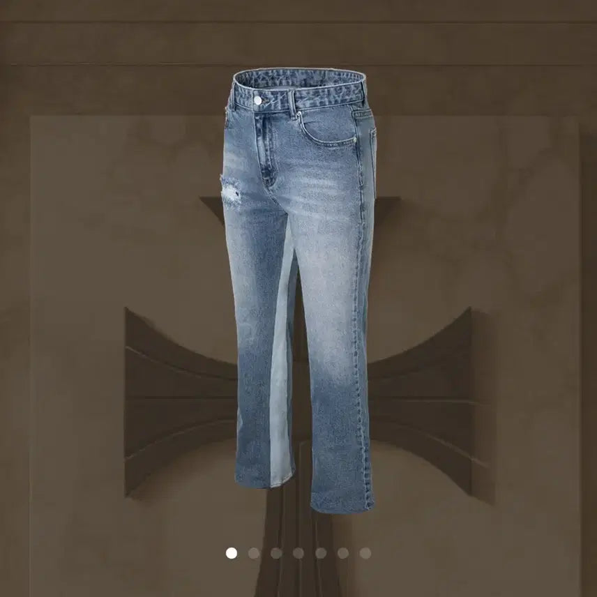 [BUNJANG] Rafinato Etoile Inline Semi Flare Denim Pants Size 50 / 라피나토 에뚜알 인라인 세미 플라이 데님 팬츠 50사이즈 미개봉 판매