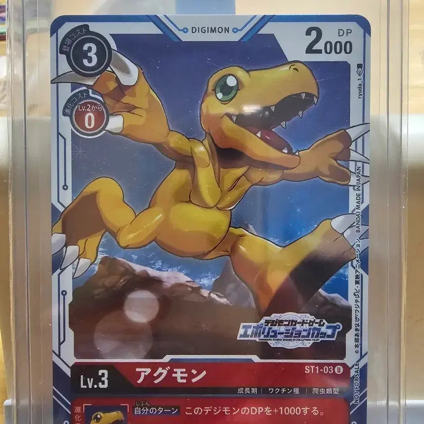 [BUNJANG] Digimon Evolution Cup Promo Agumon (ST1-03) Trading Card / 디지몬 에볼루션컵 대회 프로모 아구몬(ST1-03)