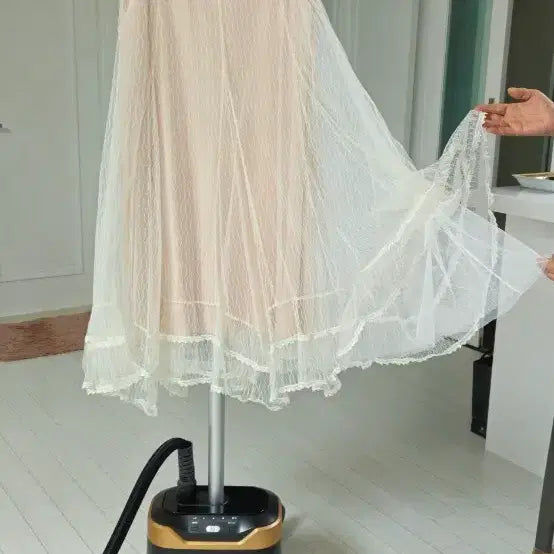 [BUNJANG] The Izzat Collection Organza Pattern Skirt / 더이짜트컬렉션 오간자 패턴 스커트