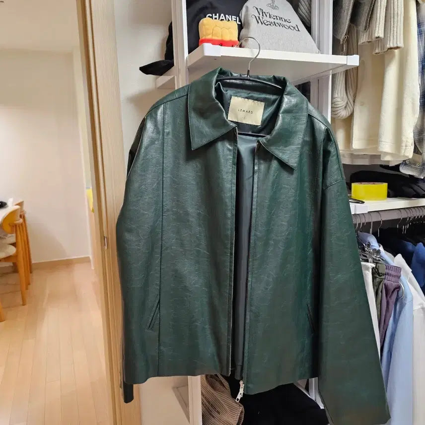 [BUNJANG] Lemad Vegan Leather Jacket Size 2 / 르마드 비건레더 자켓(2사이즈)