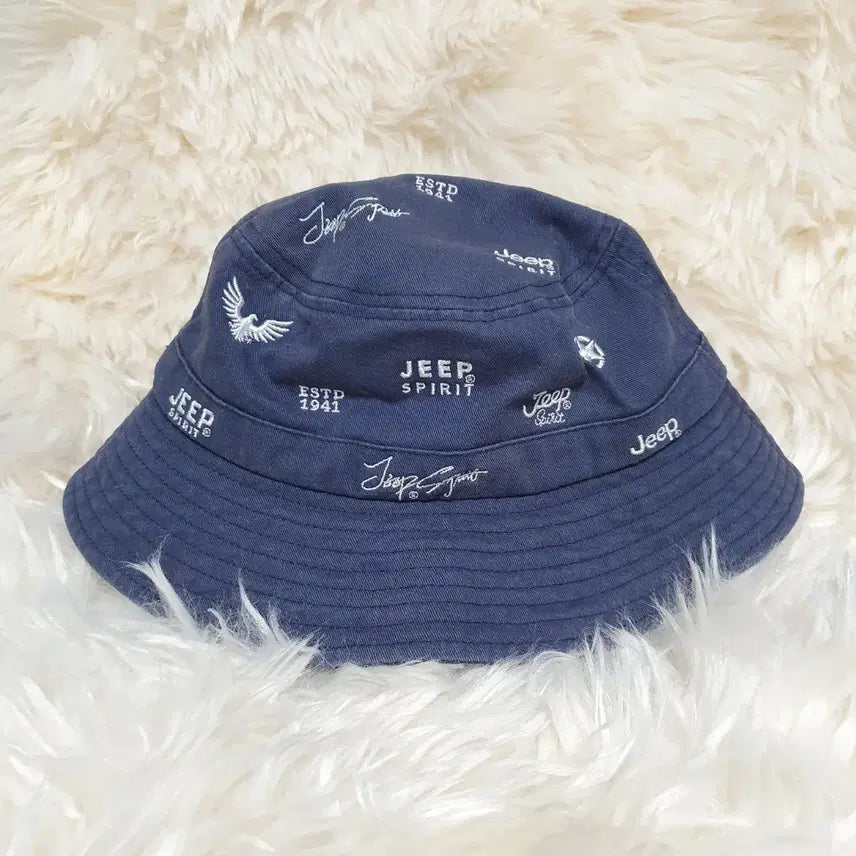 [BUNJANG] Jeep Spirit Bucket Hat (Navy) / 지프 스피릿 버킷햇 (네이비)