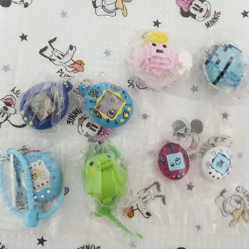 [BUNJANG] Tamagotchi Mezurushi Keyring Bundle Set (8 pcs) / 다마고치 메지루시 키링 등 8개 일괄