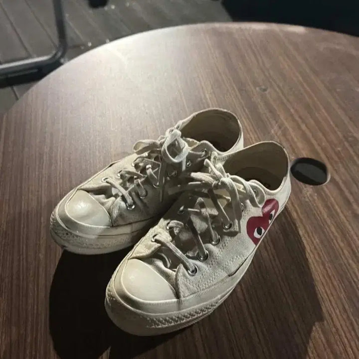 [BUNJANG] Comme des Garçons Converse Canvas Shoes / 꼼데가르송 컨버스
