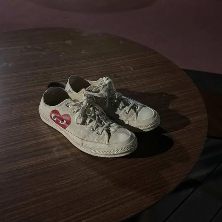 [BUNJANG] Comme des Garçons Converse Canvas Shoes / 꼼데가르송 컨버스
