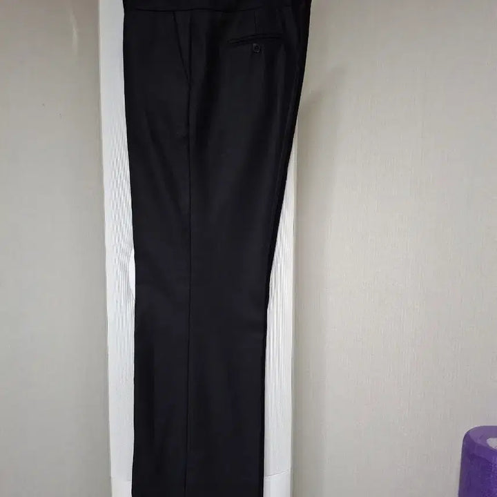 [BUNJANG] BIENE Black Polyester Blend Slacks - Size 77 / 77 블랙 바지 슬랙스 거의 새제품