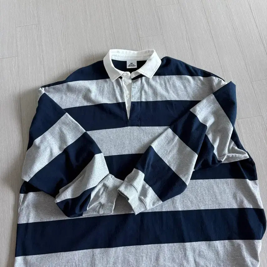 [SOLD OUT] MJD 오버사이즈 스트라이프 럭비 셔츠L