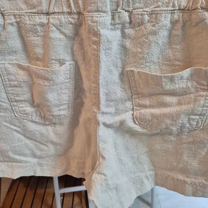 [BUNJANG] Ivory Full Elastic Waistband Shorts / 아이보리 올밴딩 반바지