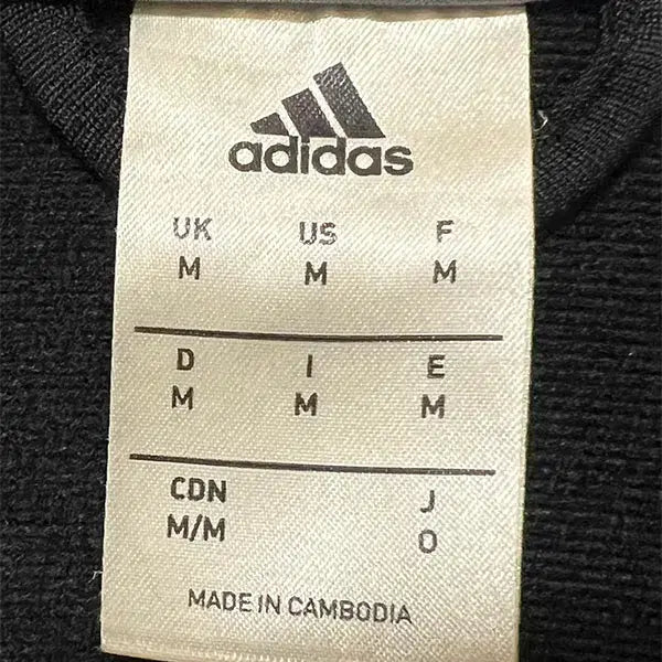 [BUNJANG] Adidas 3-Stripes Track Top / 아디다스 3선 블랙 스카이블루 블랙 져지 트랙탑 춘추 캐주얼 L 100