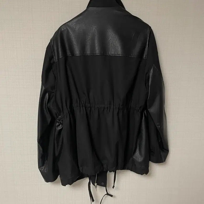 [BUNJANG] YOUTH Panel Oversized Field Jacket Leather / 24ss 유스 패널 오버사이즈 필드 자켓 레더