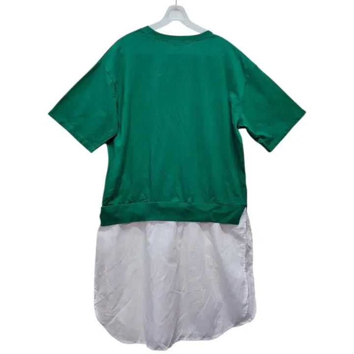 [BUNJANG] Layered Dress / 일본제품 면과 폴리소재 레이어드 원피스