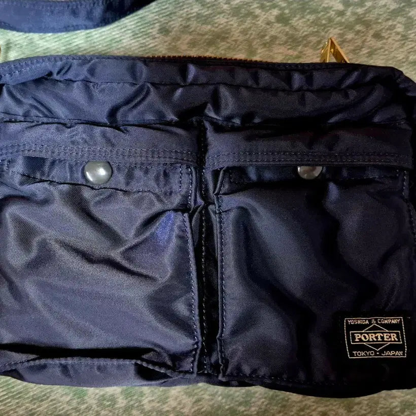 [BUNJANG] Yoshida Porter Tanker Small Shoulder Bag Navy / 요시다 포터 탱커 네이비 숄더백