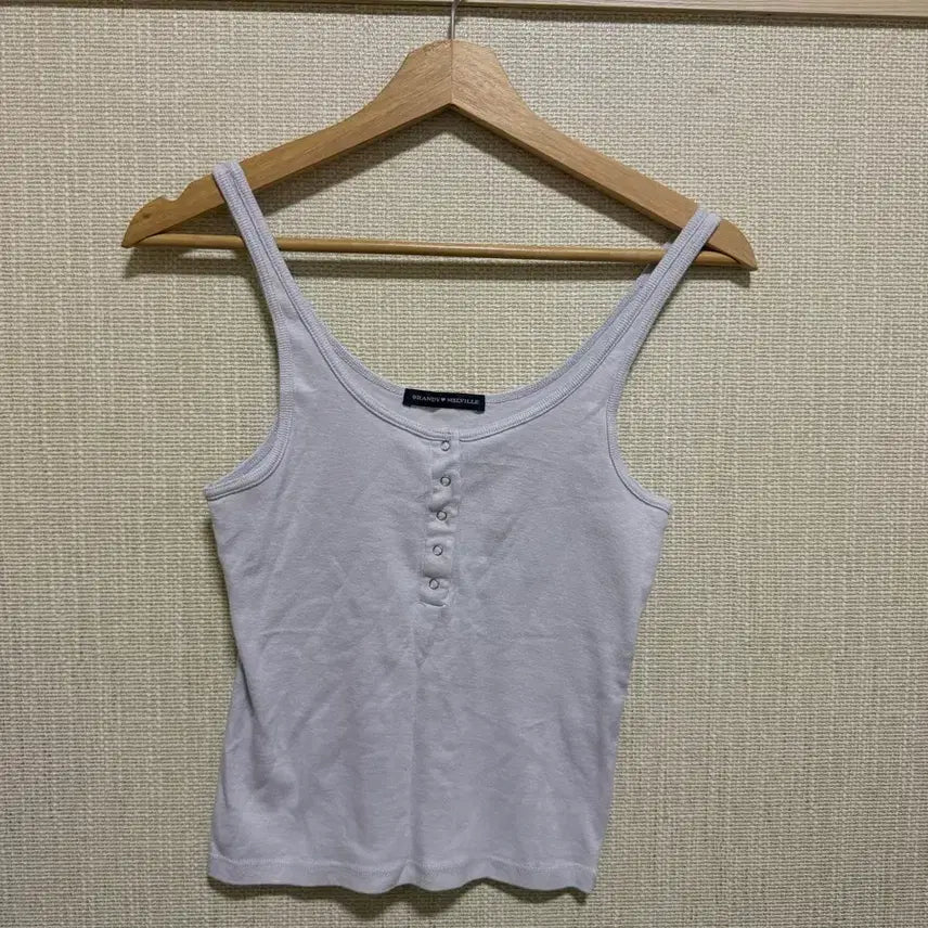 [BUNJANG] Brandy Melville Snap Tank Top / 브랜디멜빌 똑딱이 나시