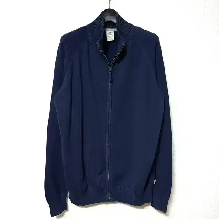 [BUNJANG] Timberland Navy Knit Zip-Up Sweater Jacket (M) / [M,95]팀버랜드 니트 집업 스웨터 자켓 곤색