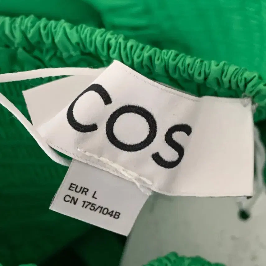 [BUNJANG] COS Green Shirring Blouse / 새옷 COS 그린 셔링 블라우스 L