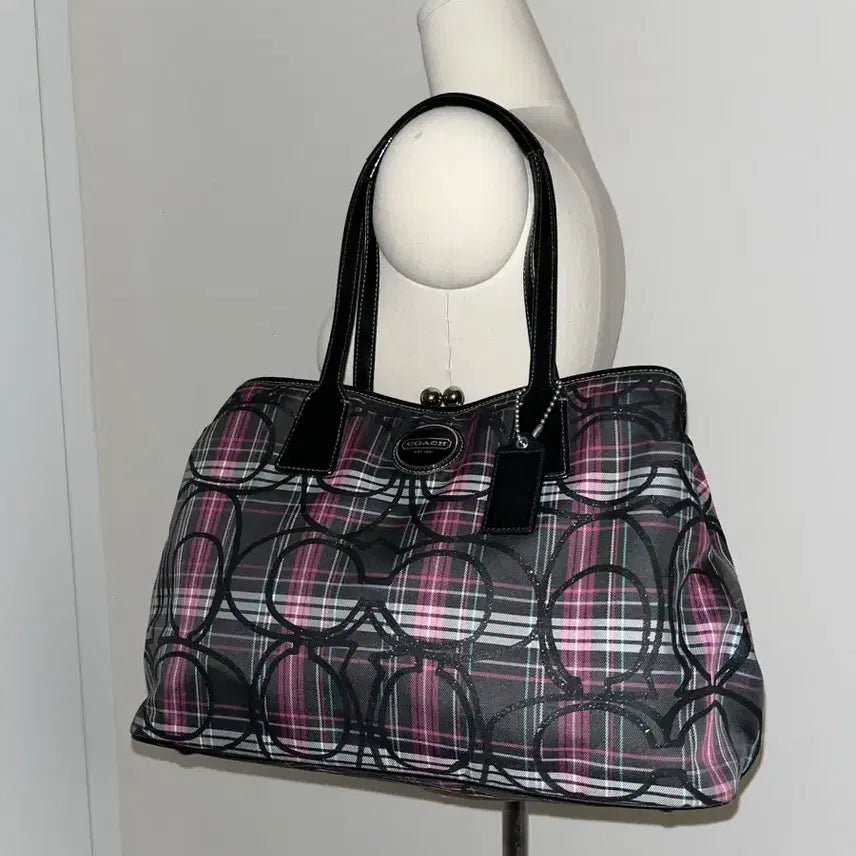 [BUNJANG] Coach 2000s Check Shoulder Bag / 2000ss Coach Check Shoulder bag