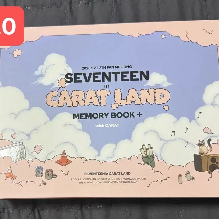 [BUNJANG] SEVENTEEN Caratland Photobook / SVT 세븐틴 캐럿랜드 메모리북