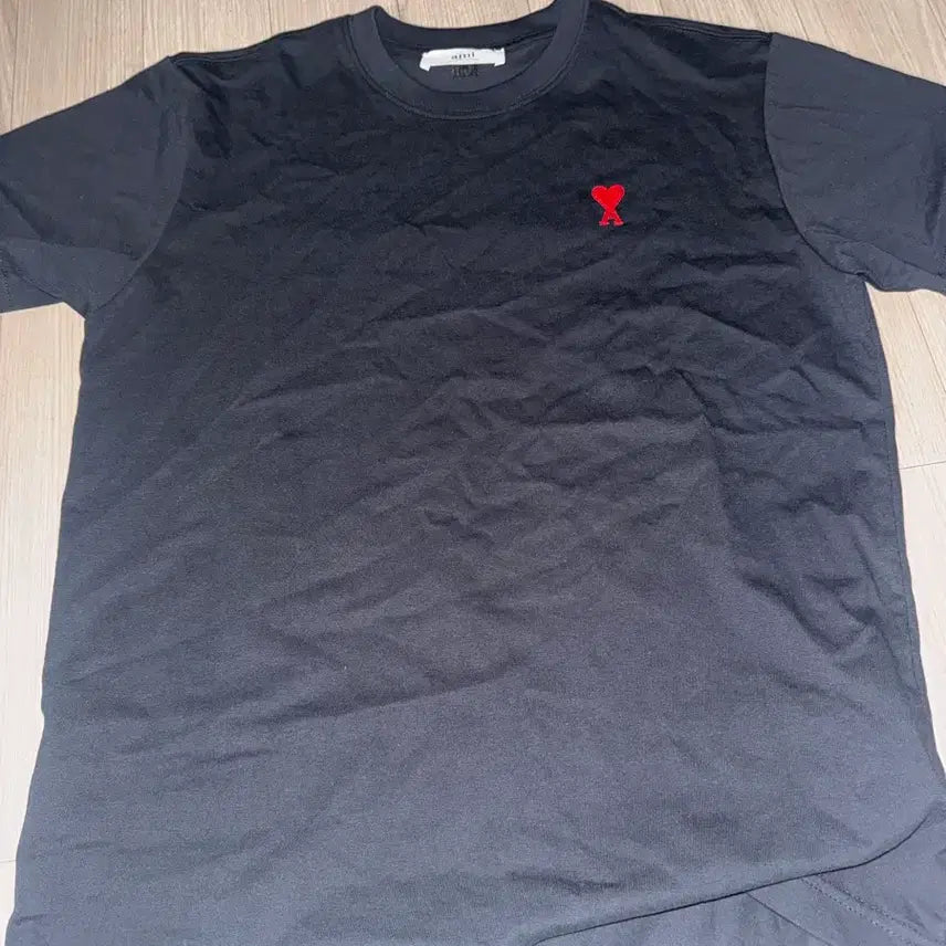 [BUNJANG] AMI Black T-Shirt - Size M / 아미 반팔 M 새상품