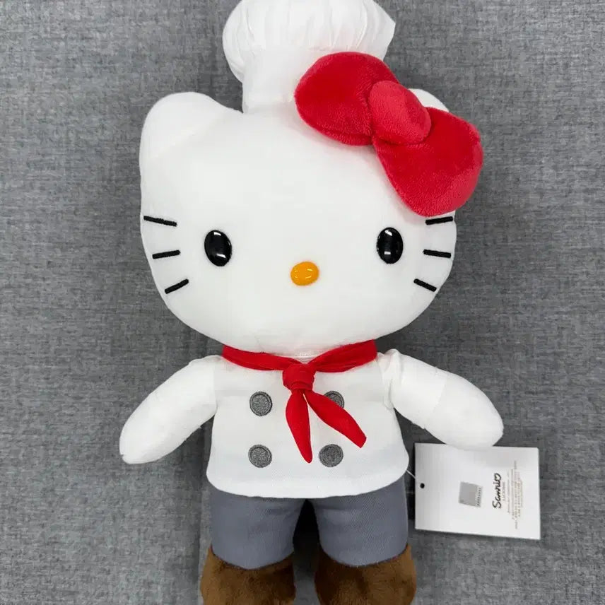 [BUNJANG] Sanrio Hello Kitty Chef Plush Doll / 새상품) 키티 요리사 인형