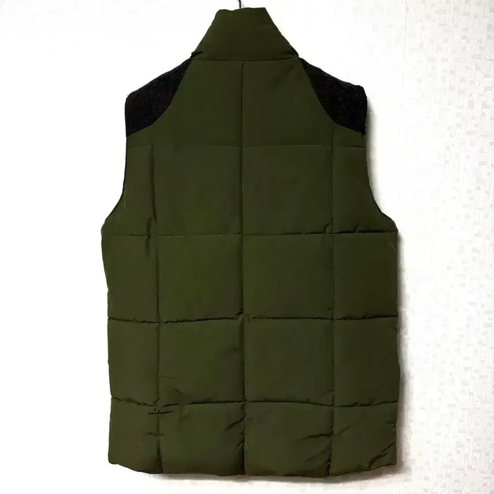 [BUNJANG] Kangol Khaki Padded Vest Jacket L / [L,100]캉골 조끼 패딩 베스트 자켓 카키