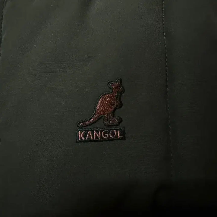 [BUNJANG] Kangol Khaki Padded Vest Jacket L / [L,100]캉골 조끼 패딩 베스트 자켓 카키