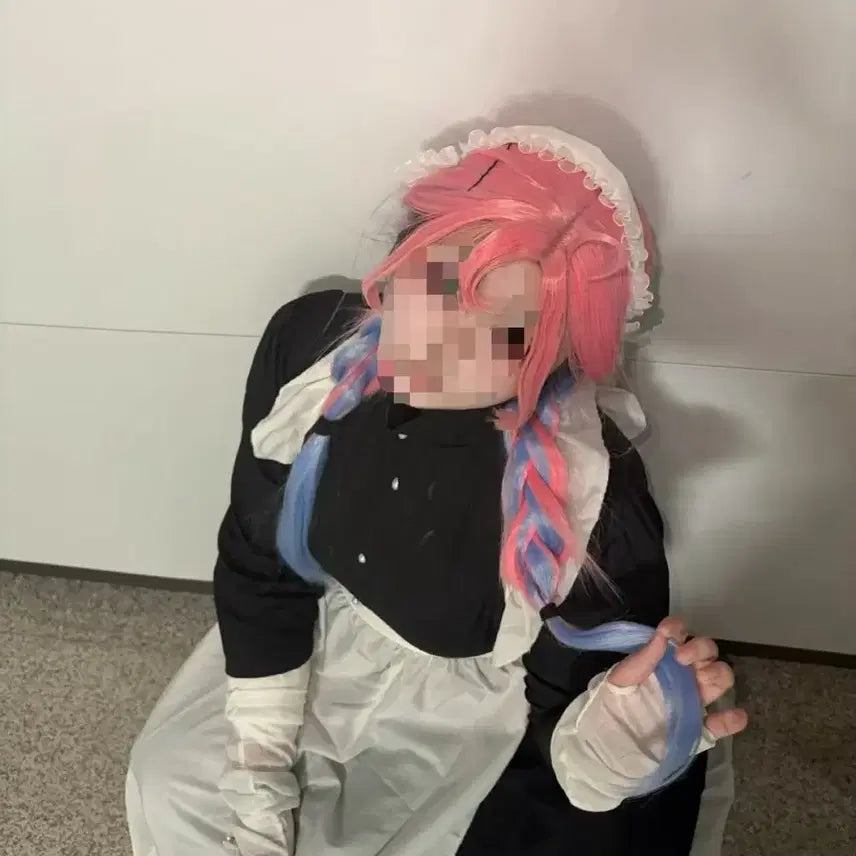 [BUNJANG] A-Stage Cafe Maid Full Set Cosplay Costume / 에이스테 미지 카페메이드 풀셋