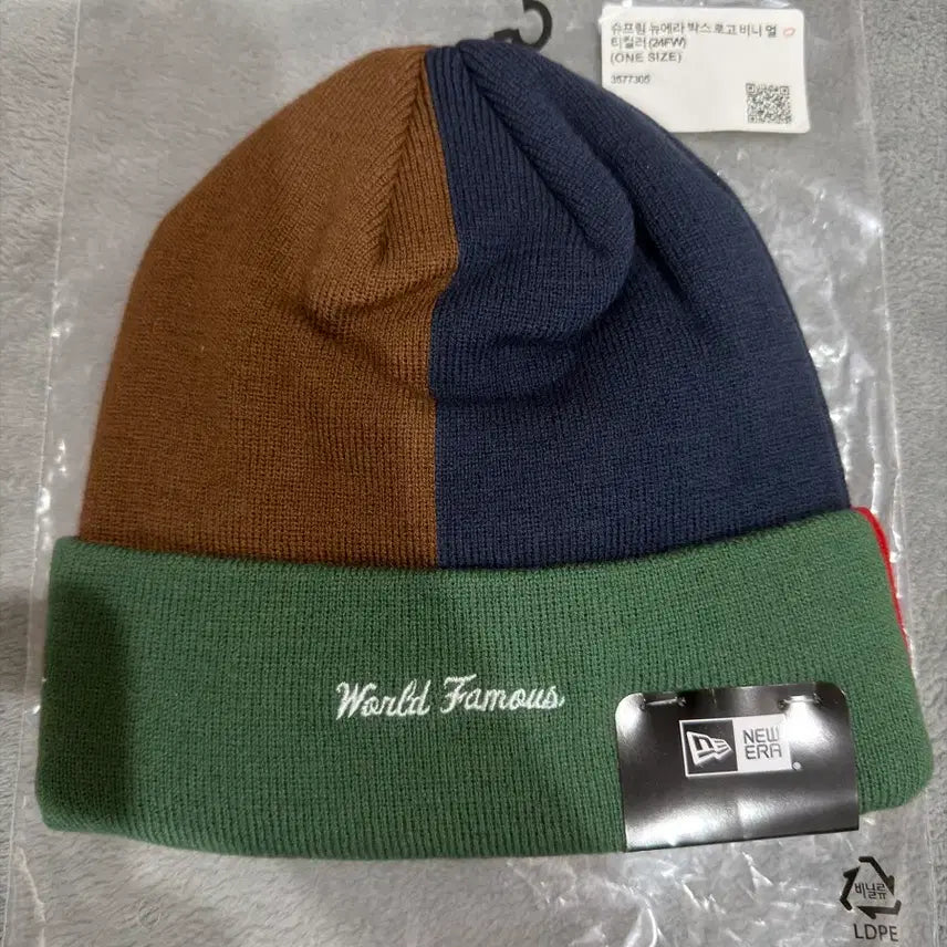 [BUNJANG] Supreme New Era Box Logo Beanie Multicolor / 슈프림 뉴에라 박스 로고 비니 멀티컬러