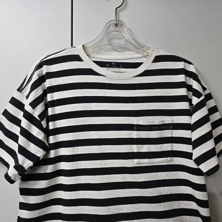 [BUNJANG] Striped Cotton T-Shirt / 일본수입 스트라이프 티셔츠 55-66